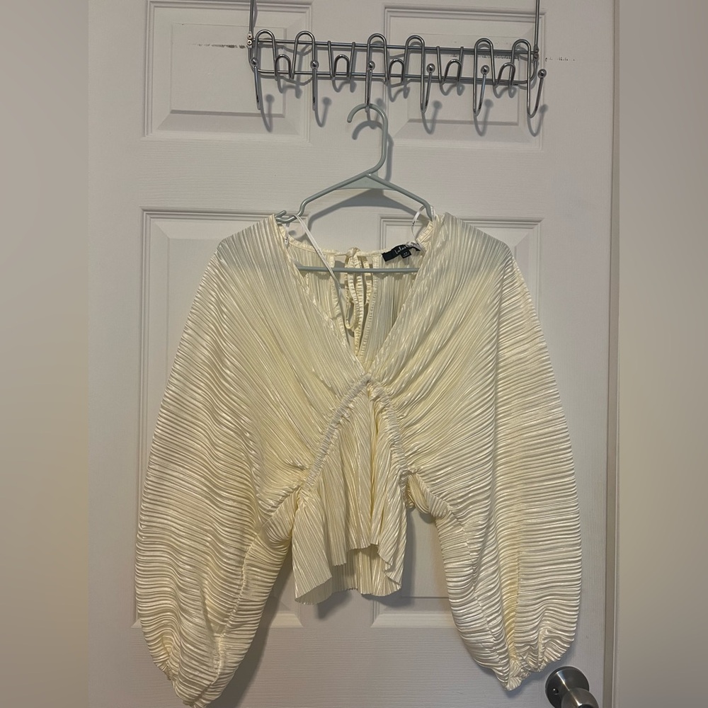 Lulus Elegant Cream Women's Top